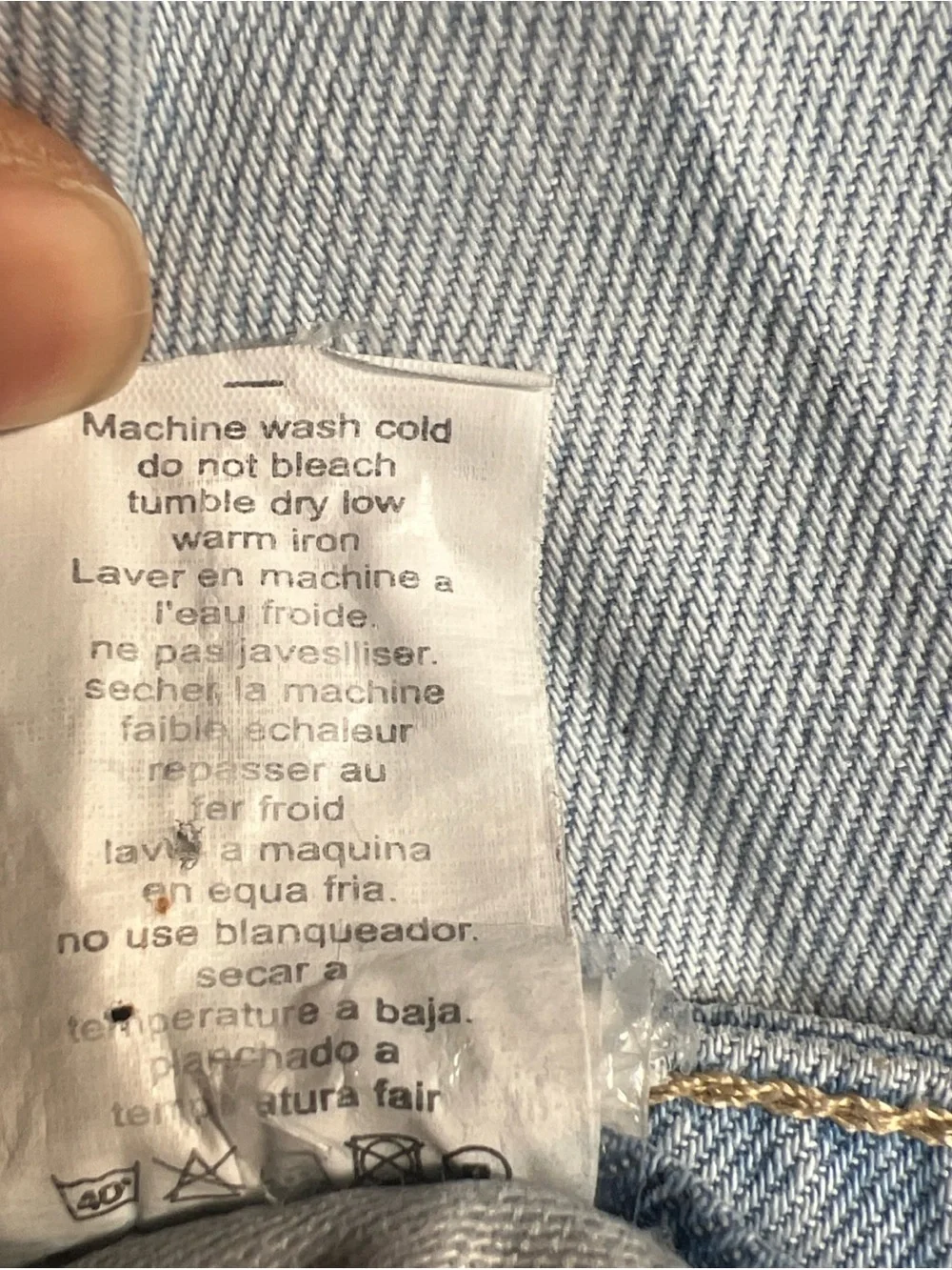 Vintage Ralph Lauren Light Blue Straight Jeans